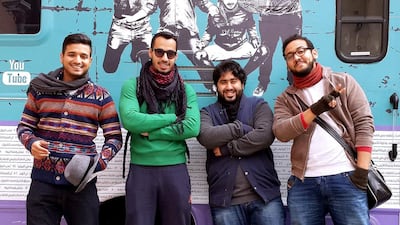 The hosts of the popular TV show Laish La. Courtesy MBC