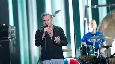Morrissey performing at the Nobel Peace Prize concert last December in Oslo, Norway. His autobiography and new album have revived a career that had been flagging. Ragnar Singsaas / WireImage