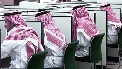 Mandatory nationalisation of the workforce, such as Saudisation in Saudi Arabia, shown here, and Emiratisation in the UAE, involves state-imposed quotas for certain professions. Reuters
