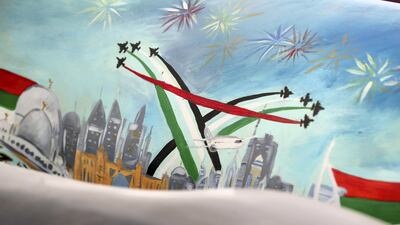 There are a total of 15 horses on display