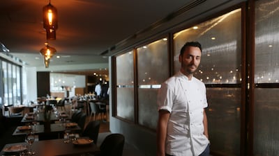 Chef Jason Atherton at his Dubai Marina restaurant Marina Social. Sarah Dea / The National