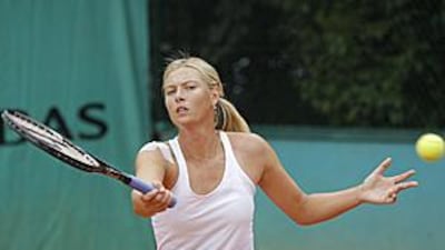 As she continues her return from injury Maria Sharapova is not at her best yet.