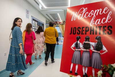 Former pupils celebrated decades of education at Abu Dhabi's oldest private school. Vidhyaa Chandramohan for The National