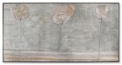 Huguette Caland, Vive la Liberte. Photo: Christie's