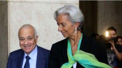 The Egyptian foreign minister Nabil al Arabi says his country supports the candidacy of French finance minister Christine Lagarde for the IMF presidency. AFP