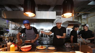 The coffee is organic and well-trained baristas serve it in a variety of ways. Pawan Singh / The National