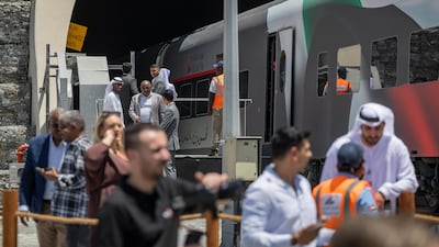 The Etihad Rail station in Fujairah. Antonie Robertson/The National