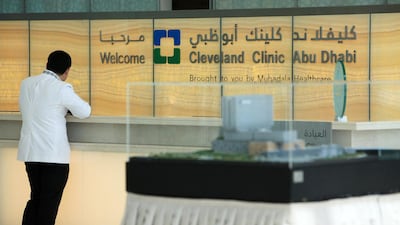 Cleveland Clinic Abu Dhabi on Al Maryah Island has been designated as a chest pain centre. Pawan Singh / The National