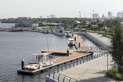 Al Zorah's Marina 1 inside the development. Antonie Robertson/The National