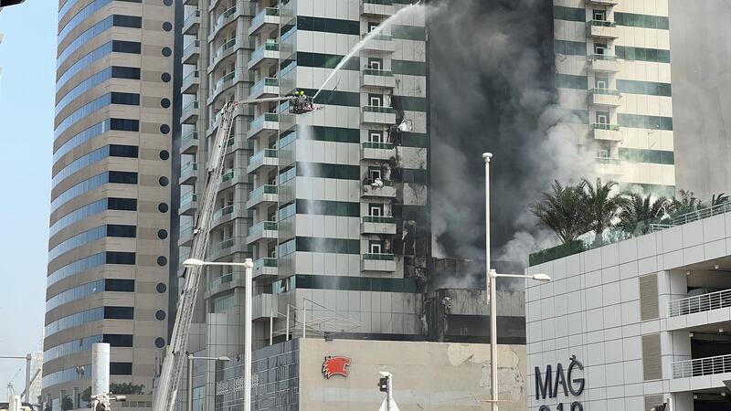 Dubai Marina fire: Community steps up to help those forced to flee | The National