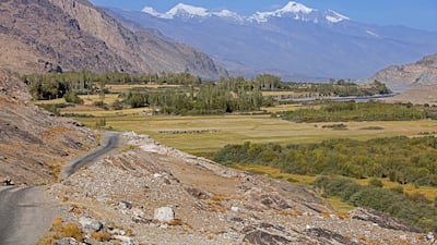 Tajikistan's Pamir Mountains, where a 6.8-magnitude quake struck the district of Murghob on Thursday. Getty