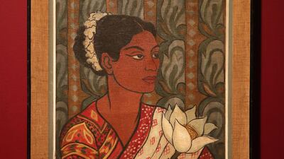 The Lotus Girl by Nazek Hamdy (1955). Pawan Singh / The National
