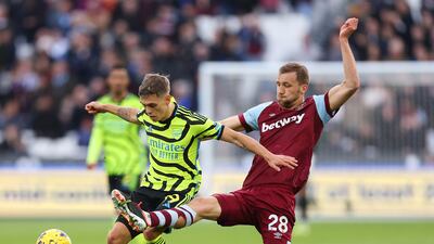 Went down in box looking for first-half penalty after very slight Odegaard pull but rightly ignored by referee and VAR. Chasing Arsenal shadows all game and rarely looked like catching them. Getty Images