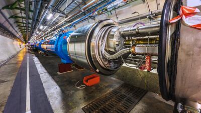 The Large Hadron Collider, which will be up to full speed in around two months. PA