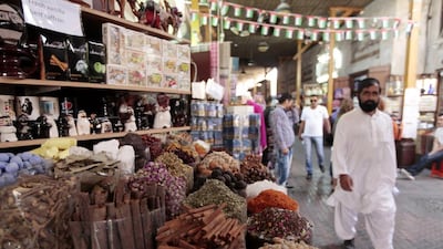 Spices on sale at Dubai Souq in Deira. Jumana El Heloueh / Reuters