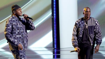 Pusha T, left, and Malice of Clipse are fresh off the back of their comeback album Let God Sort Em Out. Getty