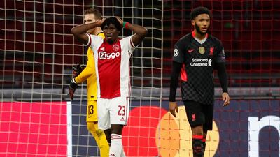 Lassina Traoré - 4: Sent on for Schuurs with six minutes left as Ajax became increasingly desperate. Had one difficult headed chance. AP