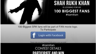 Yepme.com’s #iamfan contest promotes Shah Rukh Khan’s movie Fan.