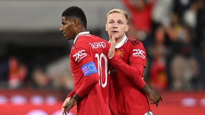 Donny van de Beek - 5. Rarely involved. Played as a ten, tried, made runs and found some good positions, but needs a big step up if he’s to feature in United’s first team under his former boss. Reuters