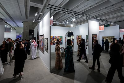 Abu Dhabi Art concluded at Manarat Saadiyat. Victor Besa / The National