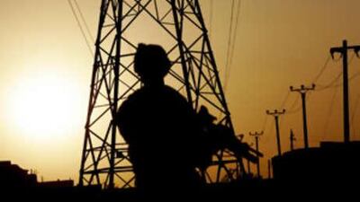 No power to the people: Electricity shortages forced Iraq to shut down its main refinery and oilfields earlier this year.