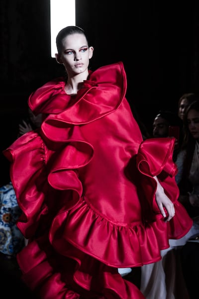 Valentino haute couture autumn/winter 2018/2019. Courtesy Getty