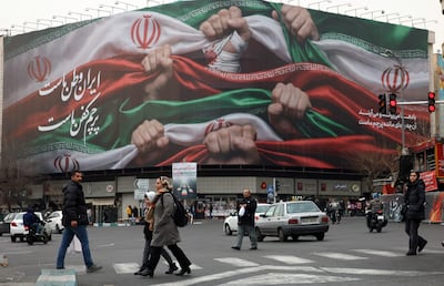 Iranian authorities have responded to protests with a crackdown on those they call US and Israeli-backed rioters. EPA