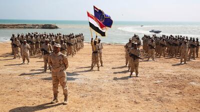 The Arab Coalition, handed over management of ports and coastal security in Hadramout on Wednesday . AP Photo