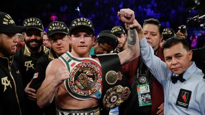 3) Saul Alvarez (boxing/DAZN) - $365m over 11 fights. AP Photo
