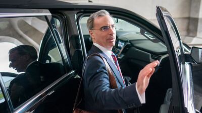 The House committee investigating the January 6 insurrection issued a subpoena to Pat Cipollone, who witnesses said had stridently warned former president Donald Trump's against trying to overturn his election loss. AP