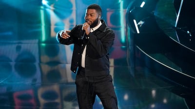 Khalid performs 'Be Like That' at the Billboard Music Awards. AP