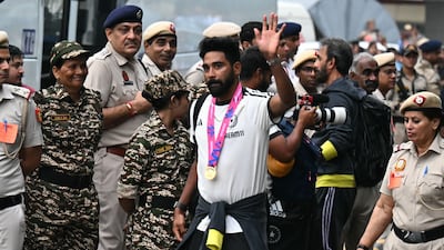 Mohammed Siraj and the rest of the Indian team returned home. AFP