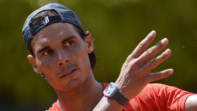 Rafael Nadal has seen his world ranking slip to No 10, his lowest in over a decade. Miguel Medina / AFP