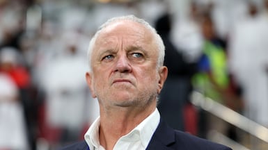Iraq's head coach Graham Arnold is currently in the UAE with his team's crucial World Cup play-off just weeks away. Chris Whiteoak / The National