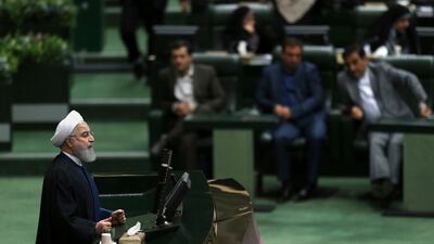 Iranian president Hassan Rouhani. AP