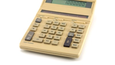 Although many items have rocketed in price, the trusty calculator is inexpensive compared to its 1970s debut, when it retailed at close to Dh400.