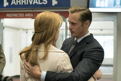 Alexander Skarsgard with Nicole Kidman in ‘Big Little Lies’. Courtesy HBO