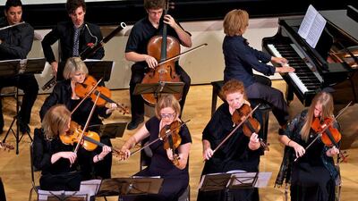 Al Ain Chamber Orchestra performing at the Al Ain Music Festival last year. Paolo Rossetti