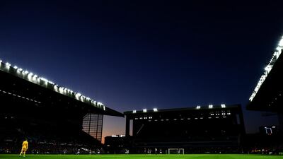 A general view of the action during the Premier League match between Aston Villa and Manchester City in Birmingham on Saturday. Shaun Botterill / Getty Images