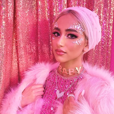 Influencer Sara in the GirlGang! video. Courtesy Benefit Cosmetics