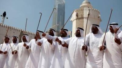 UAE traditions, such as the Emirati Al Yolla dance, and the country’s history and culture are the focus of a new university course. Silvia Razgova / The National