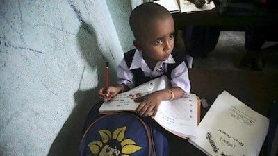 One of the MGD's goals is gender equality in education. AP Photo