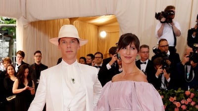 Actor Benedict Cumberbatch and Sophie Hunter arrive at the 2019 Met Gala in New York on May 6. Reuters