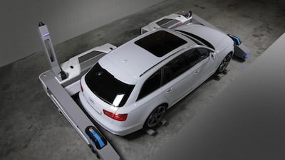 GreenParking’s Robot Ray is tailored to fit into existing structures so car parks do not need alterations. Courtesy GreenParking