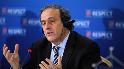 Uefa president Michel Platini voted for Qatar to host the 2022 World Cup. AFP