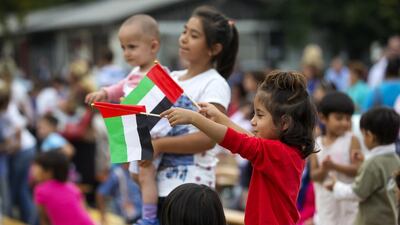 Clown shows, choir singing, folk dancing and donations transformed the asylum seeker’s centre into a place of joy on Wednesday.