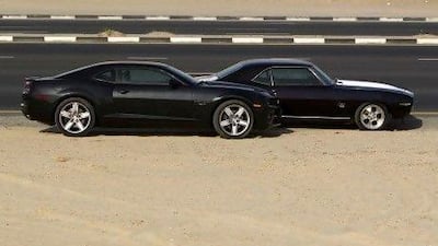 The 2012 45th anniversary Camaro outstrips its 1968 rival in terms of power, safety and interior comfort but does that make it a better car? Christopher Pike / The National