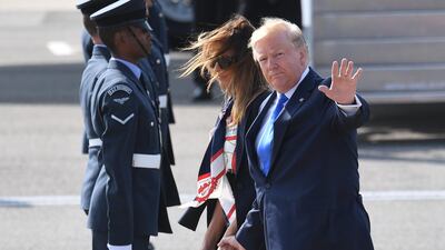 US President Donald Trump and First Lady Melania Trump's three-day state visit will include lunch with the Queen.