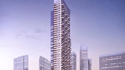 Rendering of the Residences at Al Maryah Central, a 2.3 million-square-foot super-regional shopping centre located at the core of Al Maryah Island in Abu Dhabi. Courtesy Gulf Related