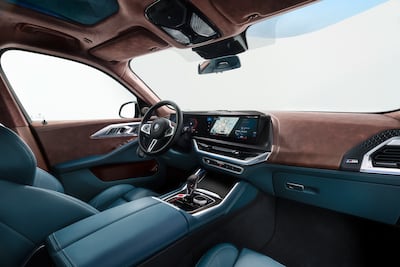 BMW XM's sleek interiors. Photo: BMW
